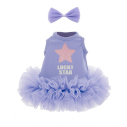 Набір одягу Lucky Yoyo look: Лілова зірка ORANGE Lucky Dog, арт. L032