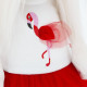 Набір одягу Lucky Mimi look: Любов та фламінго ORANGE Lucky Dog, арт. L049