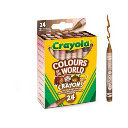 Colours of the World Набір воскової крейди, 24 шт Crayola, арт. 52-0114