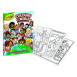Colours of the World Розмальовка, 48 сторінок, 04-2668, Crayola