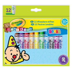 Mini Kids Мої перші фломастери (washable), 12 шт Crayola, арт. 8325