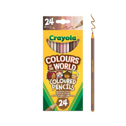 Colours of the World набір кольорових олівців, 24 шт Crayola, арт. 68-4607