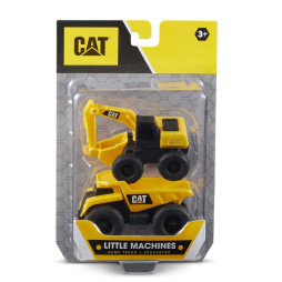 Міні-техніка 2 шт в наборі Самоскид та Екскаватор CAT, арт. 82278