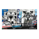 Іграшка-трансформер міні S5 ТОБОТ X білий + ТОБОТ Y сірий