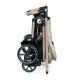 Коляска 2в1 Peg-Perego Veloce Mon Amour Belvedere з підставкою до люльки, розове золото, PACK-VEL2100000011