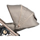 Коляска 2в1 Peg-Perego Veloce Mon Amour Belvedere з підставкою до люльки, розове золото, PACK-VEL2100000011