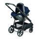 Коляска 3в1 Peg-Perego Veloce Blue Shine SL з підставкою до люльки, синя, PACK-VEL31SL000017