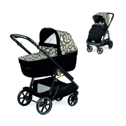 Коляска 2в1 Veloce Grafic Gold, графічне золото (кол IP26000000AB50RO01, люл IN14770000AB50RO01) Peg-Perego, арт. PACK-VEL2100000002