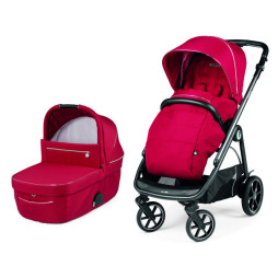 Коляска 2в1 Peg-Perego Veloce Red Shine, червона (кількість IP26000000MU49, люл IN14770000MU49), PACK-VEL2100000004