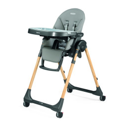 Стілець Peg-Perego Пріма Pappa Follow Me Amblance Ice (Преміум сірий), IH01000002BL73