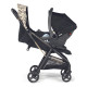 Коляска компактна Selfie Grafic Gold (графічне золото) Peg-Perego, арт. IP22000000AB50RO01