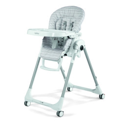 Стілець Peg-Perego Prima Pappa Follow Me Linear Grey (смугасто-сіра), IH01000000RIG56