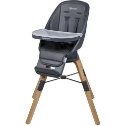 Стільчик для годування BabyGO 3 в 1 Carou 360°, сірий (5751)