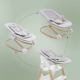 Дитячий стільчик для годування 5в1 Levels BabyGO, білий, 51011
