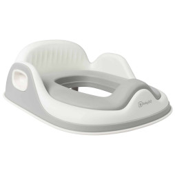 Сидіння для унітазу Pro Seat BabyGo, біло-сіре, 9002