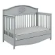 Кроватка Bellamy Good Night Grey 140х70 см для новорожденного, серый, (0-5 лет)