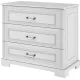 Комплект детской мебели Bellamy Good Night White 140x70 — кроватка, комод и пеленатор, скидка 7%