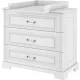 Комплект детской мебели Bellamy Good Night White 140x70 — кроватка, комод и пеленатор, скидка 7%