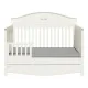 Комплект детской мебели Bellamy Good Night White 140x70 — кроватка, комод и пеленатор, скидка 7%