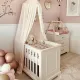 Комплект детской мебели Bellamy Ines White 140x70 — кроватка, комод и пеленатор, скидка 7%