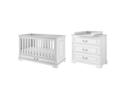 Комплект дитячих меблів Bellamy Ines White 140х70, 2 в 1 — зі знижкою 7%