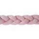 Захисний велюровий бортик бампер-коса в ліжечко Bellamy Dusty Pink для ліжечок 60x120/70x140 см