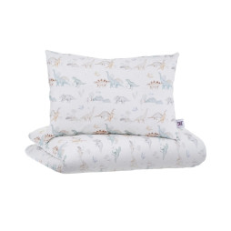 Комплект детского постельного белья Bellamy Dino Delights, хлопок, размер L, 140x200 см