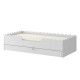 Дитяче ліжко Bellamy Book Nook Snow у стилі Монтессорі 80×160 см з висувним ящиком | KIOSK для МАМ