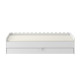 Дитяче ліжко Bellamy Book Nook Snow у стилі Монтессорі 80×160 см з висувним ящиком