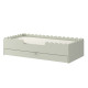 Дитяче ліжко Bellamy Book Nook Sage у стилі Монтессорі 80×160 см з висувним ящиком