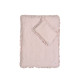 Комплект детского постельного белья из льна Bellamy Dusty Pink с наполнителем, размер S (0-2 лет), для новорожденного, для кроваток 60×120 см