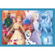 Пазл 4 в 1 Clementoni "Frozen", 12,16,20 и 24 элемента, 21518