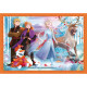 Пазл 4 в 1 Clementoni "Frozen", 12,16,20 и 24 элемента, 21518