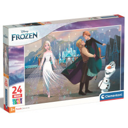 Пазл Clementoni "Frozen", серия "MAXI", 24 элемента, 24242