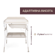 Пеленальный столик с ванночкой Chicco Soft Bubble Armonia, 87186.84