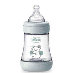 Бутылочка пластик Chicco PERFECT 5 Koala, 150 мл, соска силикон, 0 м+, 20211.32.40