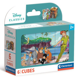 Кубики-пазл Clementoni "Disney Classic, 6 элементов, 40657
