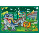 Пазл 4 в 1 Clementoni "Jurassic World", 12,16,20 и 24 элемента, 21521
