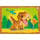 Пазл 4 в 1 Clementoni "Jurassic World", 12,16,20 и 24 элемента, 21521