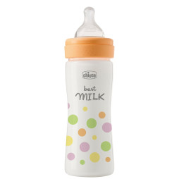 Бутылочка пластик Chicco PERFECT Easy, 250 мл, соска силикон, 2 м+, 20243.10