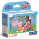 Кубики-пазл Clementoni "Peppa pig", 6 элементов, 40659 | Купить в Киеве в KIOSK для МАМ