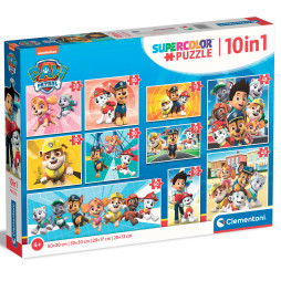 Пазл 10 в 1 Clementoni "Paw Patrol", 20270
