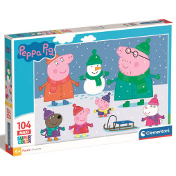 Пазл Clementoni "Peppa Pig", серия "MAXI", 104 элемента, 23752
