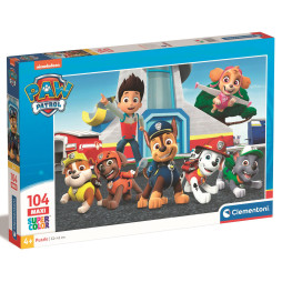 Пазл Clementoni "Paw Patrol", серия "MAXI", 104 элемента, 23753