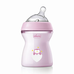 Бутылочка пластик Chicco Natural Feeling NEW, 250 мл, 2м+ (81323.10)