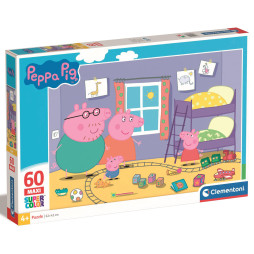 Пазл Clementoni "Peppa Pig", серия "MAXI", 60 элементов, 26438