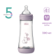 Пляшечка пластик Chicco PERFECT 5 Kitten, 300 мл, соска силікон, 4 м+, 20235.12.40