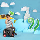 Дитяча валіза для подорожей Trunki Pedro the Pirate Ship (0312-GB01-UKV)