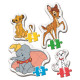 Пазл 4 в 1 Clementoni "Disney Animals", серия "My First Puzzles", 20806