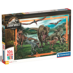 Пазл Clementoni "Jurassic World", серия "MAXI", 104 элемента, 23770